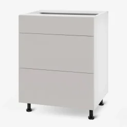 Szafka dolna z szufladami BASIC PLUS BP/D60SR3 clay grey