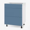 Szafka dolna z szufladami BASIC PLUS BP/D60S3 alby blue