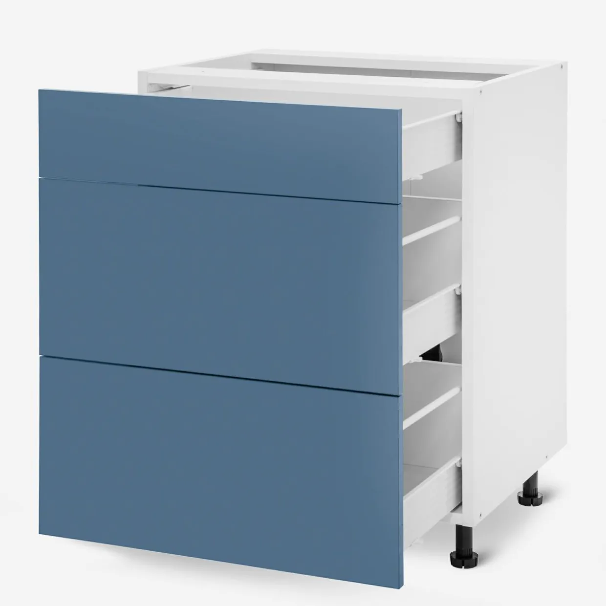 Szafka dolna z szufladami BASIC PLUS BP/D60S3 alby blue