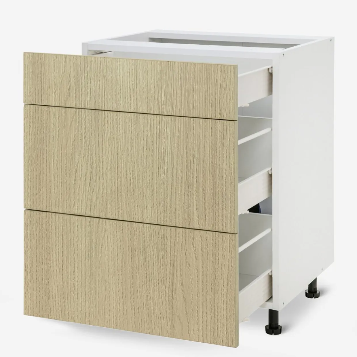 Szafka dolna z szufladami BASIC PLUS BP/D60S3 sand barbera oak