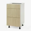 Szafka dolna z szufladami BASIC PLUS BP/D45SR3 sand barbera oak
