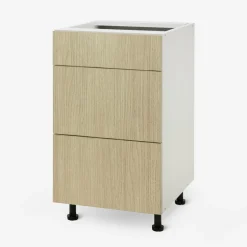 Szafka dolna z szufladami BASIC PLUS BP/D45SR3 sand barbera oak