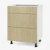 Szafka dolna z szufladami BASIC PLUS BP/D60SR3 sand barbera oak