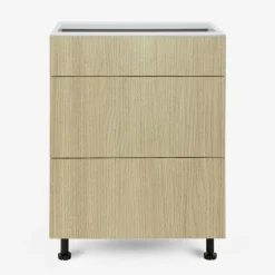 Szafka dolna z szufladami BASIC PLUS BP/D60SR3 sand barbera oak