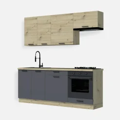Szafka górna wisząca okapowa MILENA M/G600 dąb artisan