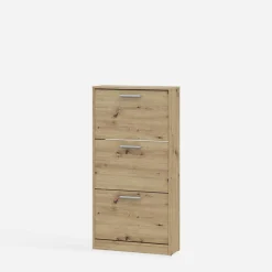 Szafka na buty dąb artisan 3 wnęki NOCII