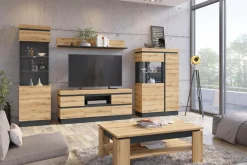 Szafka pod telewizor z wnęką CORTE