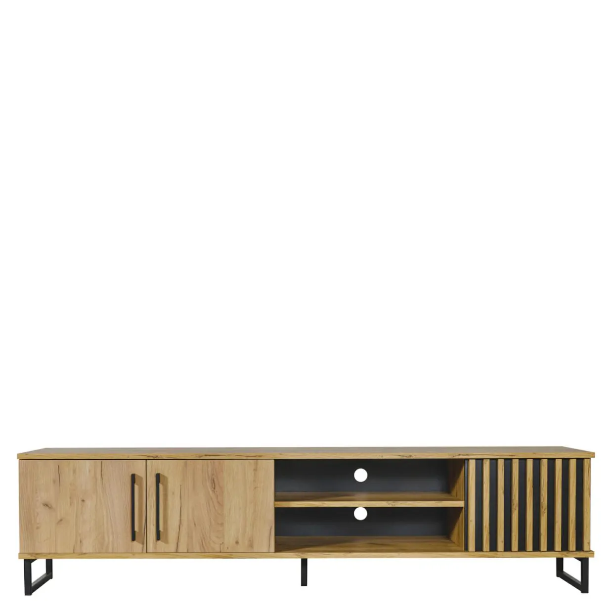Szafka RTV z lamelami MALMO 183 cm