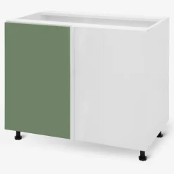 Szafka stojąca narożna BASIC PLUS BP/DNLP smoke green