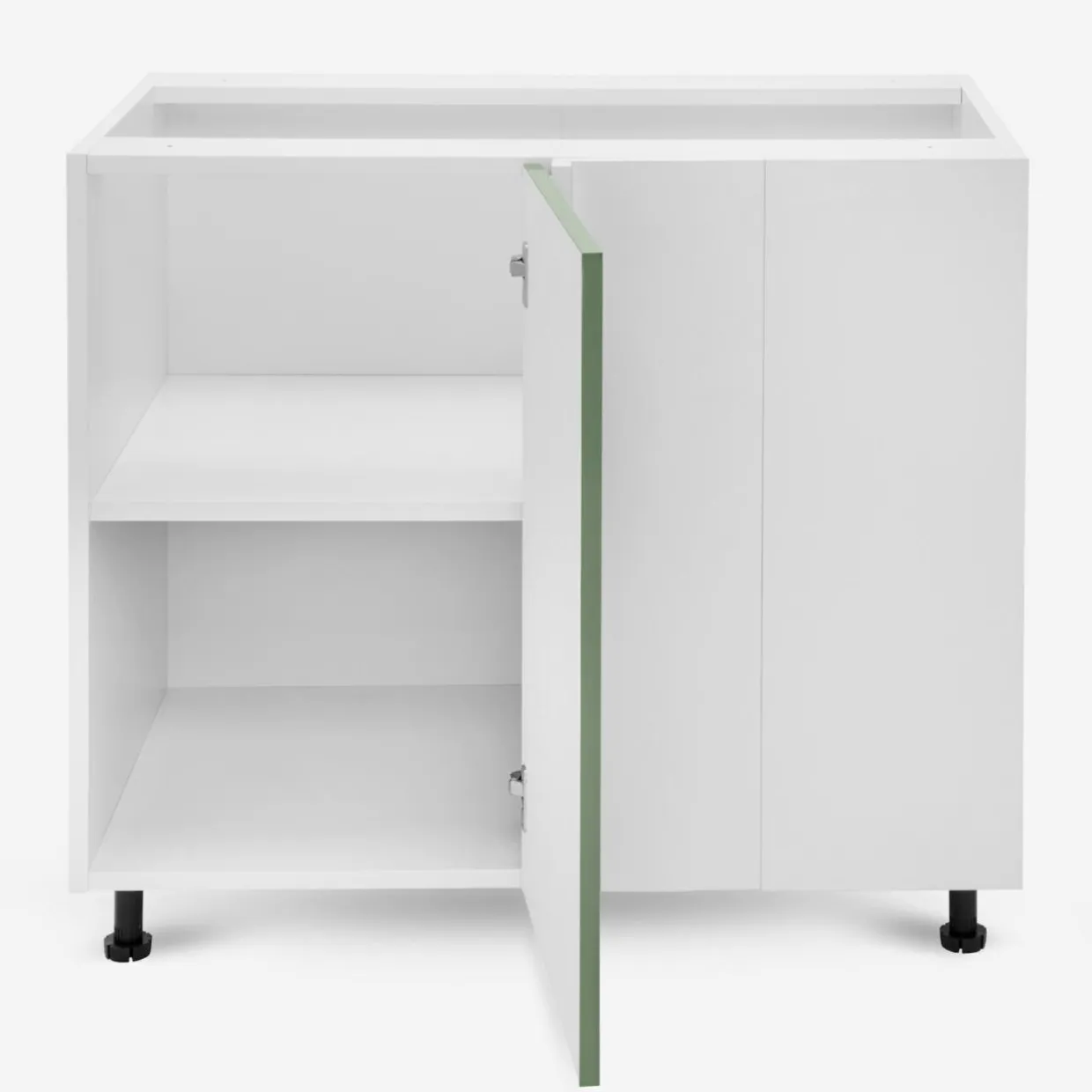 Szafka stojąca narożna BASIC PLUS BP/DNLP smoke green