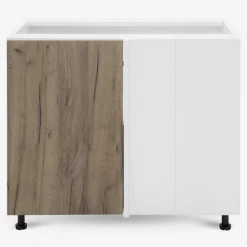 Szafka stojąca narożna BASIC PLUS BP/DNLP dark rockfort hickory