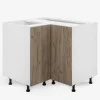 Szafka stojąca narożna BASIC PLUS BP/D90NW dark rockfort hickory