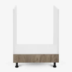 Szafka stojąca pod piekarnik BASIC PLUS BP/D60P dark rockfort hickory