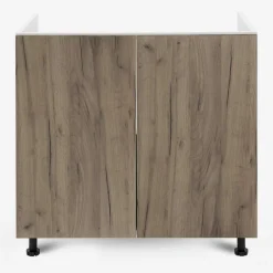 Szafka stojąca pod zlewozmywak BASIC PLUS BP/D80Z dark rockfort hickory