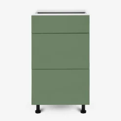 Szafka stojąca z szufladami BASIC PLUS BP/D45S3 smoke green