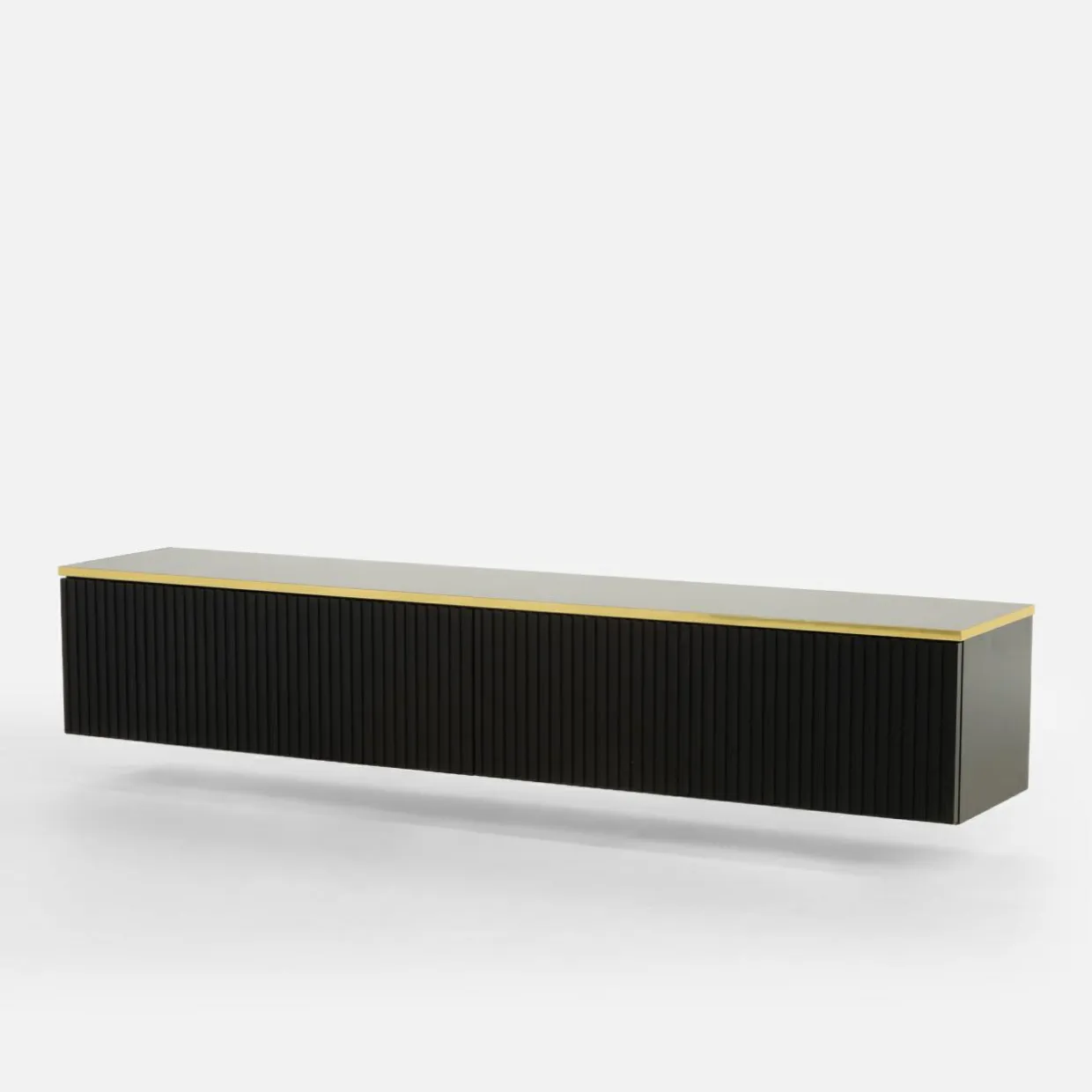 Szafka wisząca czarna GOLD 160 cm