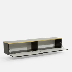 Szafka wisząca czarna GOLD 160 cm
