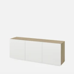 Szafka wisząca MULTI WALL biały połysk