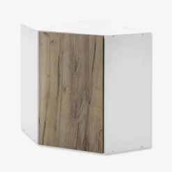 Szafka wisząca narożna BASIC PLUS BP/G60NW dark rockfort hickory
