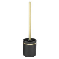 Szczotka do WC czarna ze złotym dekorem 36 cm