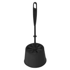 Szczotka do wc z pojemnikiem czarna MINI