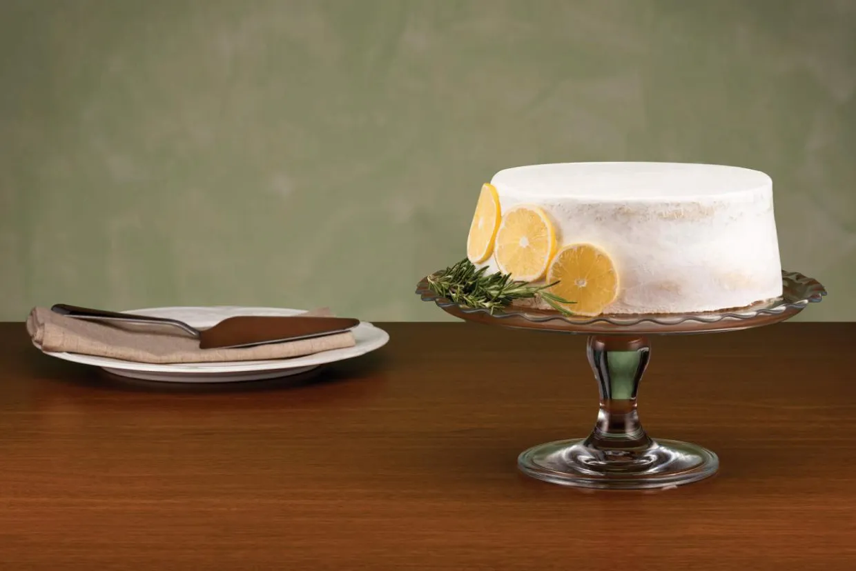 Szklana patera na nóżce PATITE PATISSERIE 26,4 cm