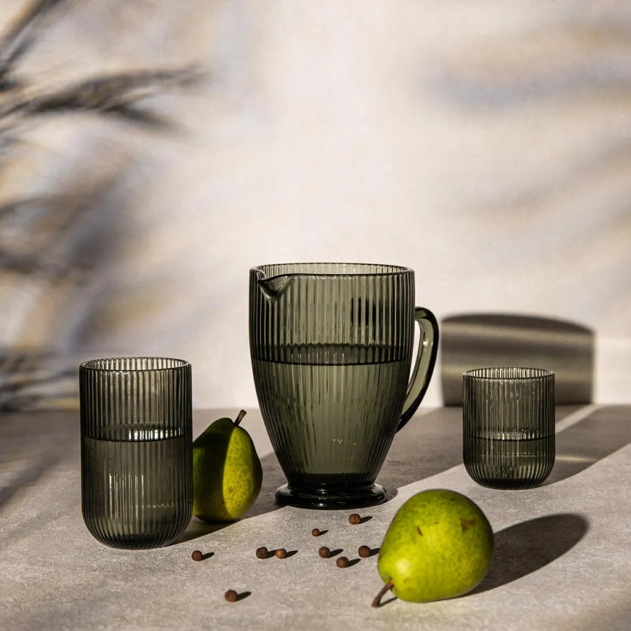 Szklanka niska ryflowana 250 ml