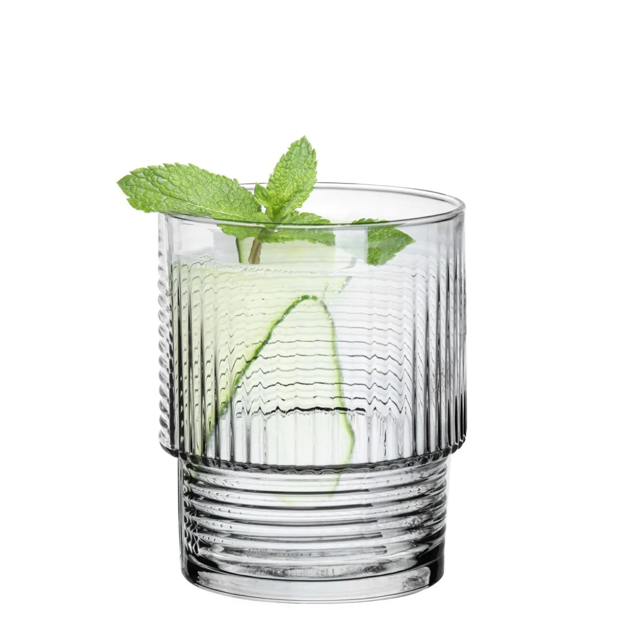 Szklanka ryflowana do zimnych napojów 320 ml