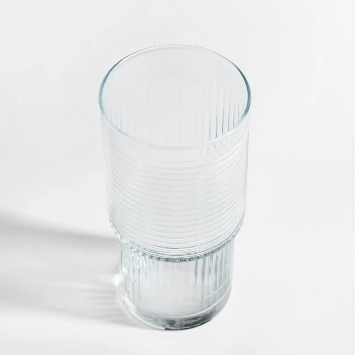 Szklanka ryflowana wysoka 400 ml