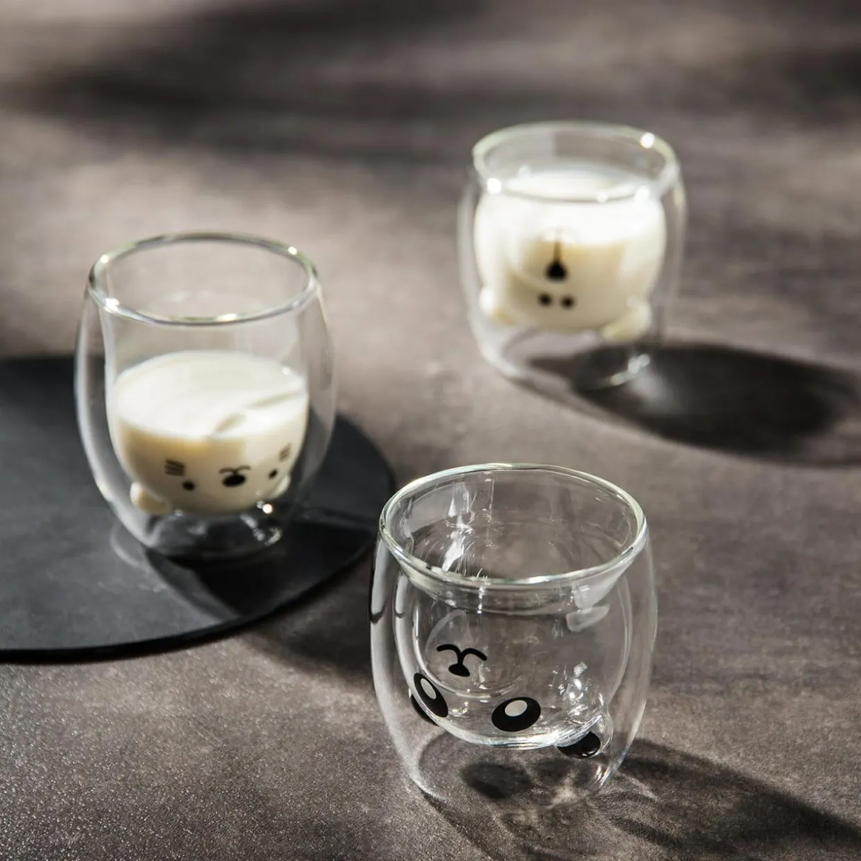 Szklanka z podwójną ścianką PANDA 280 ml