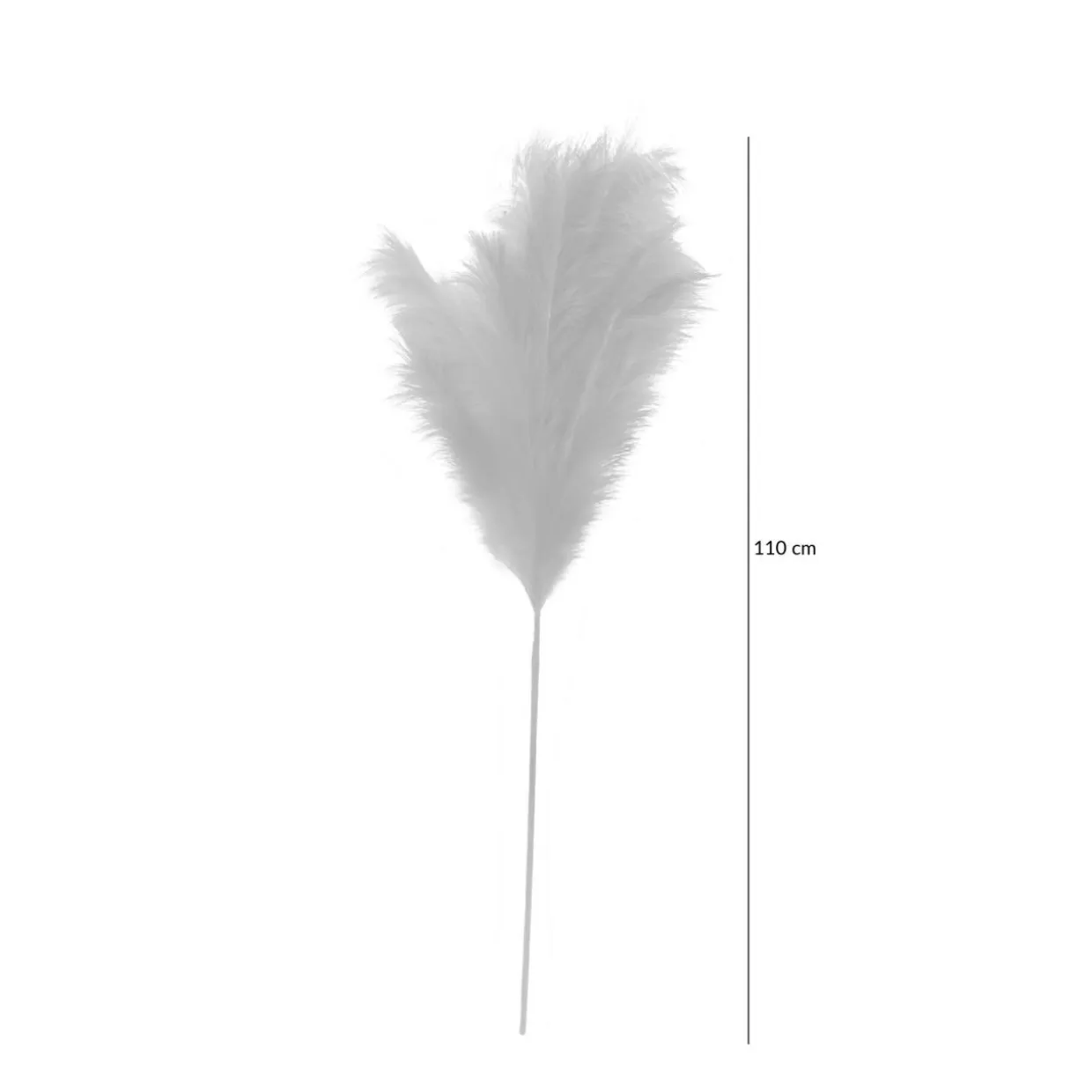Sztuczna trawa pampasowa szara 110 cm