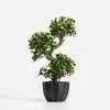 Sztuczne drzewko bonsai w czarnej doniczce 32 cm