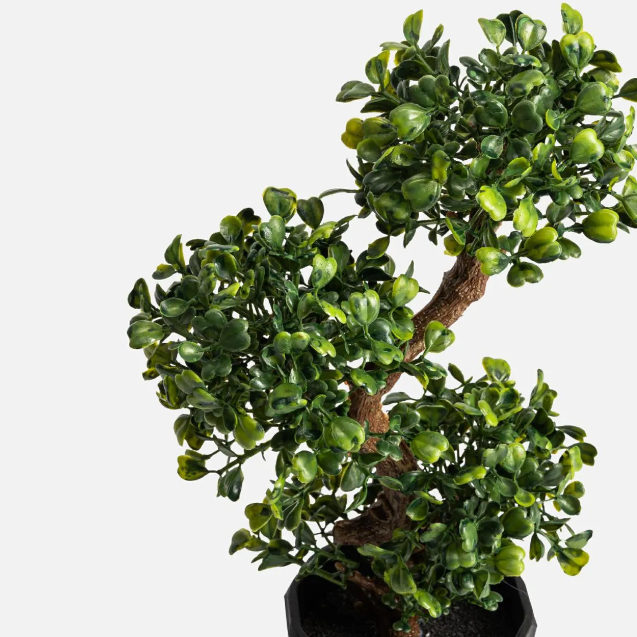 Sztuczne drzewko bonsai w czarnej doniczce 32 cm
