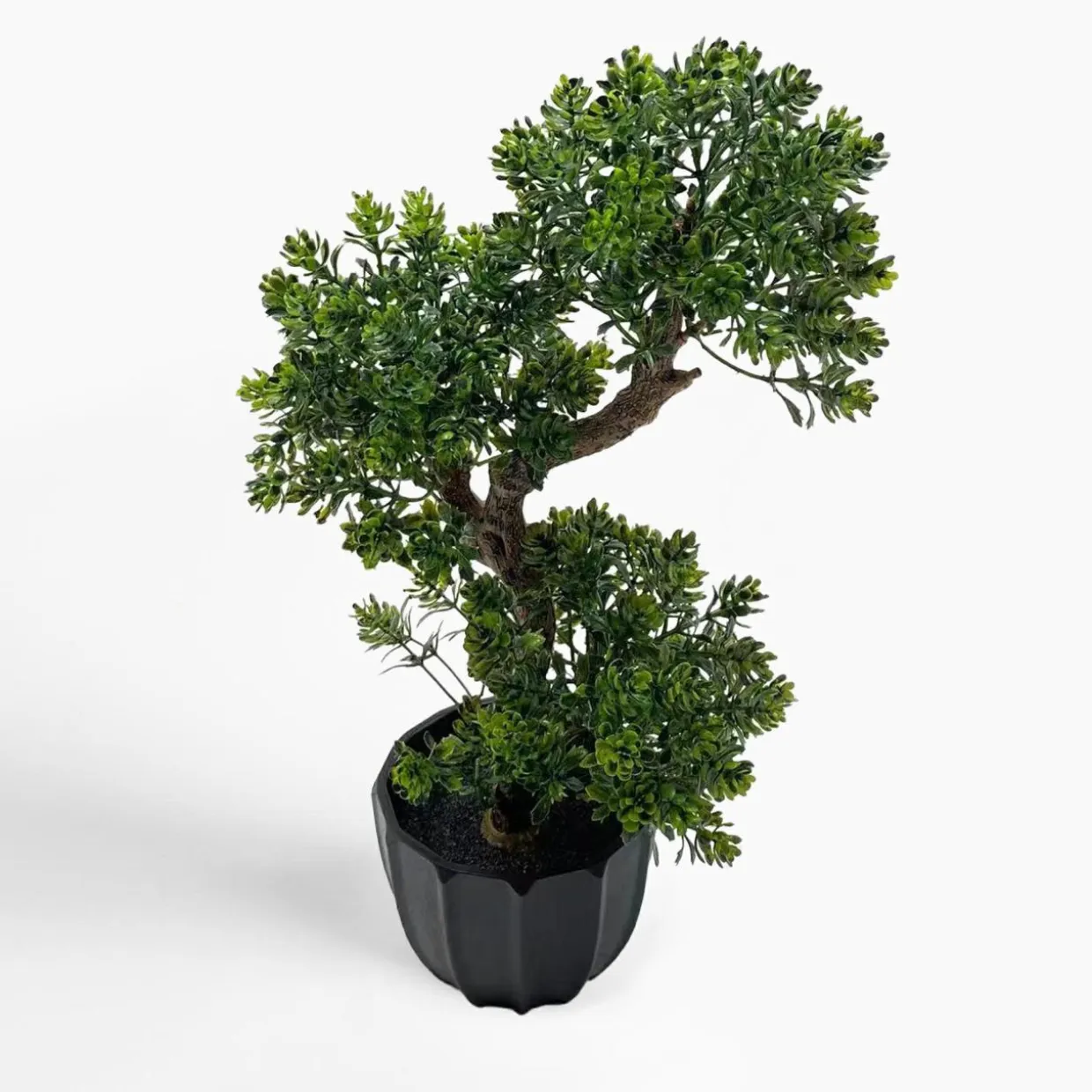 Sztuczne drzewko bonsai w czarnej doniczce 32 cm