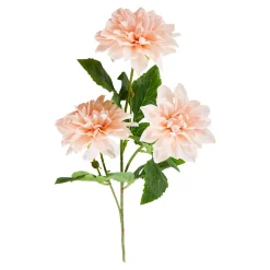 Sztuczny kwiat dalia różowa 66 cm