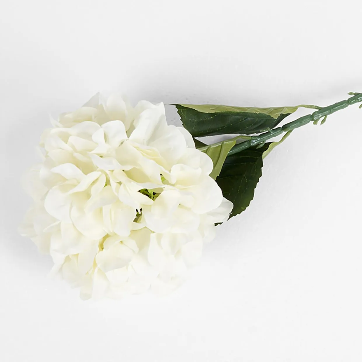Sztuczny kwiat HORTENSJA biały 65 cm