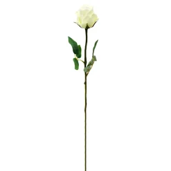 Sztuczny kwiat kremowa RÓŻA 59 cm