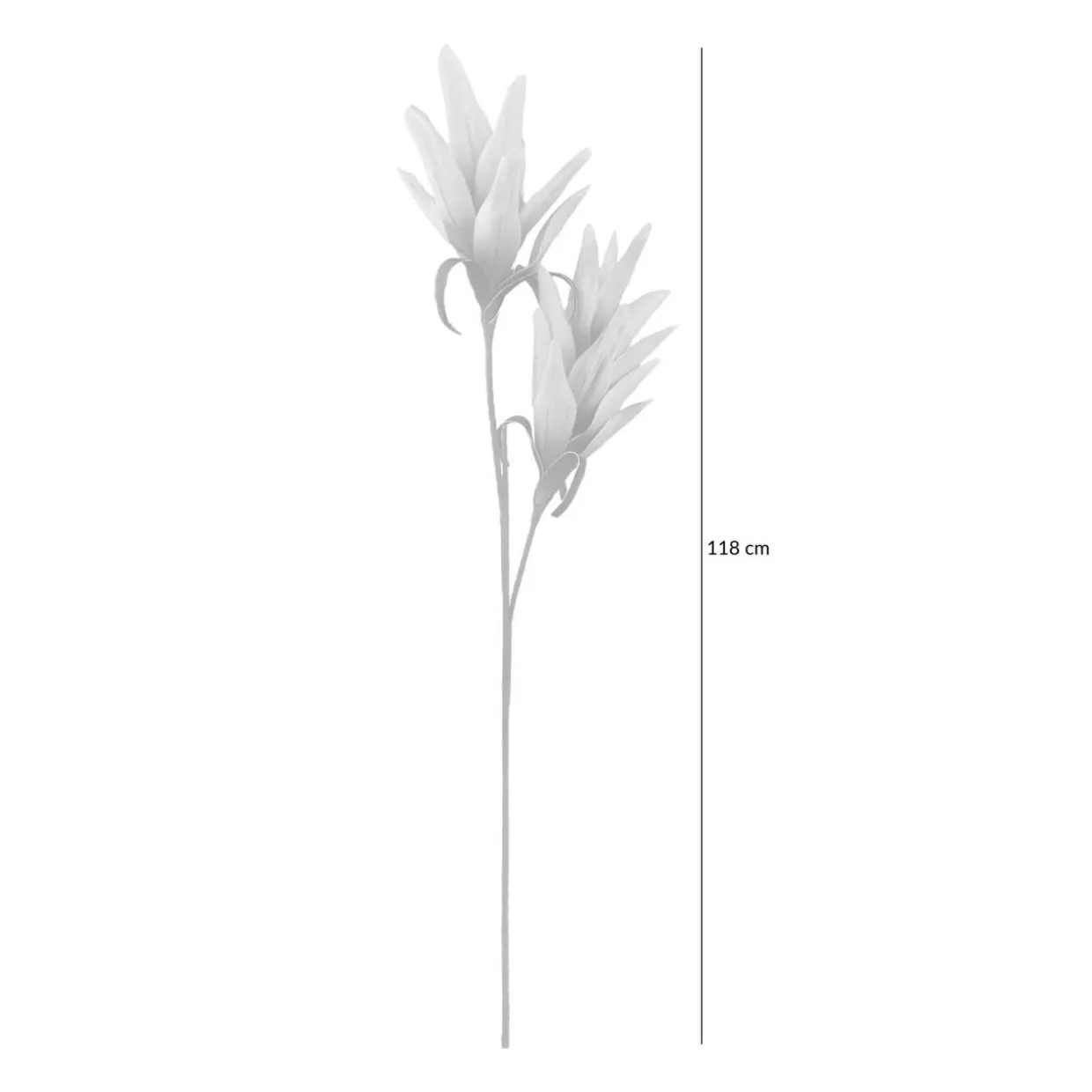 Sztuczny kwiat PEACH 118 cm