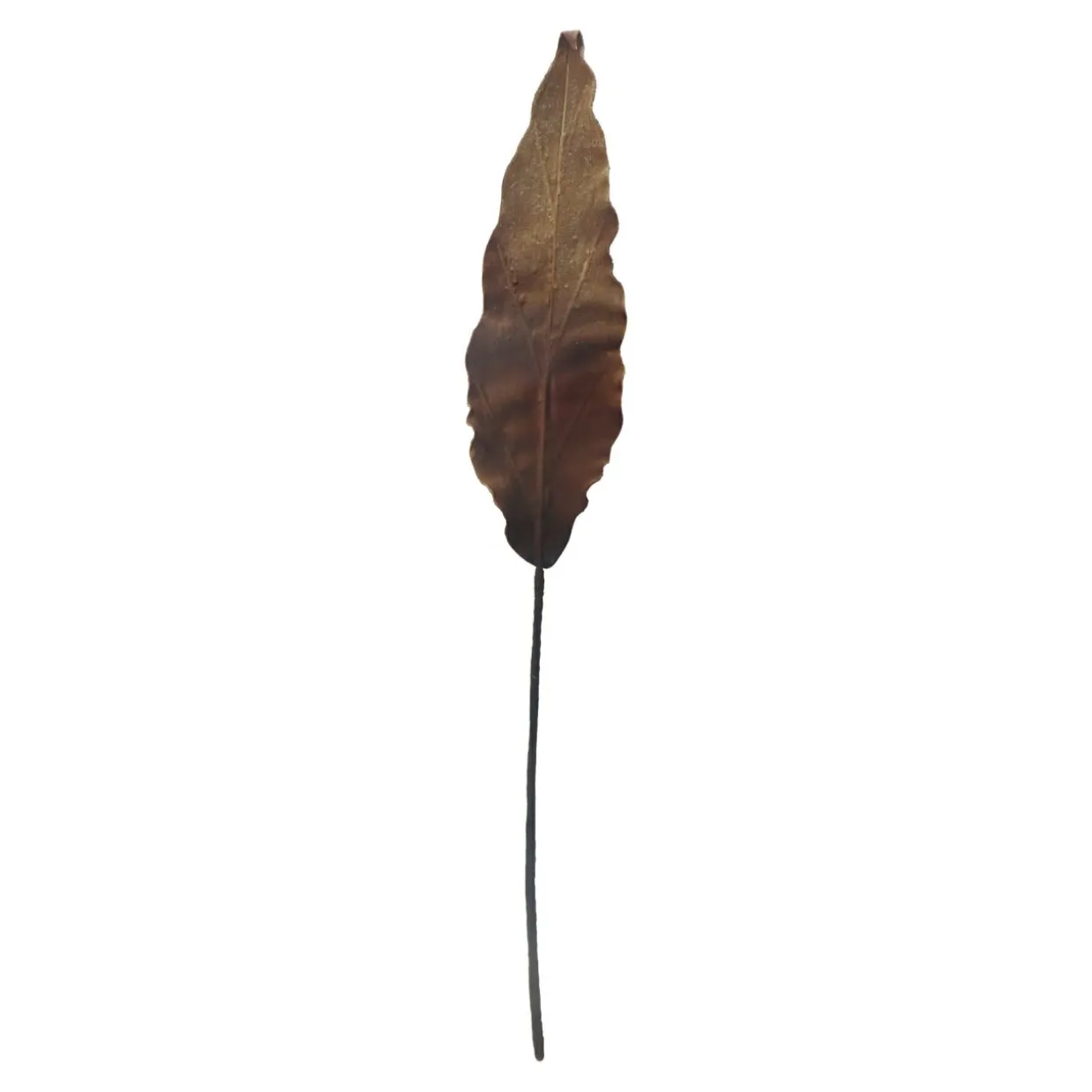 Sztuczny liść brązowy 125 cm