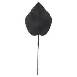 Sztuczny liść czarny 85 cm