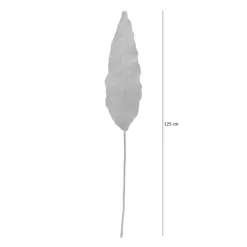Sztuczny liść zielony 125 cm