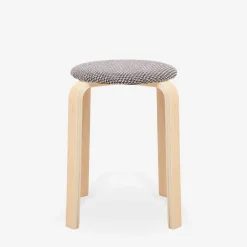 Taboret tapicerowany CETON szary