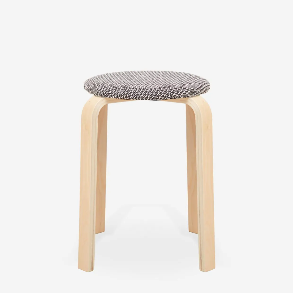 Taboret tapicerowany CETON szary