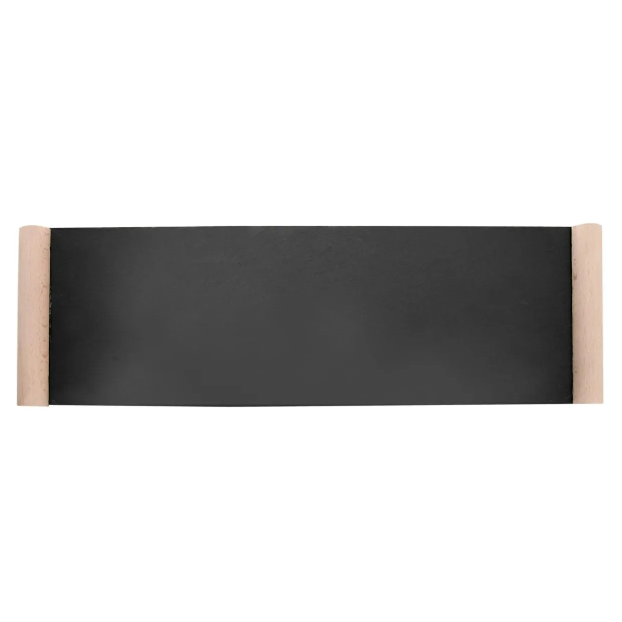 Taca patera łupkowa z bambusowymi rączkami 50x15 cm