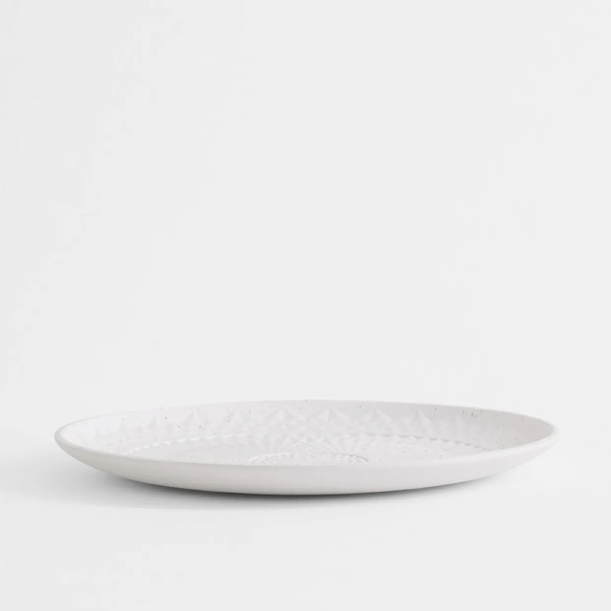 Talerz dekoracyjny biały 29,5 cm