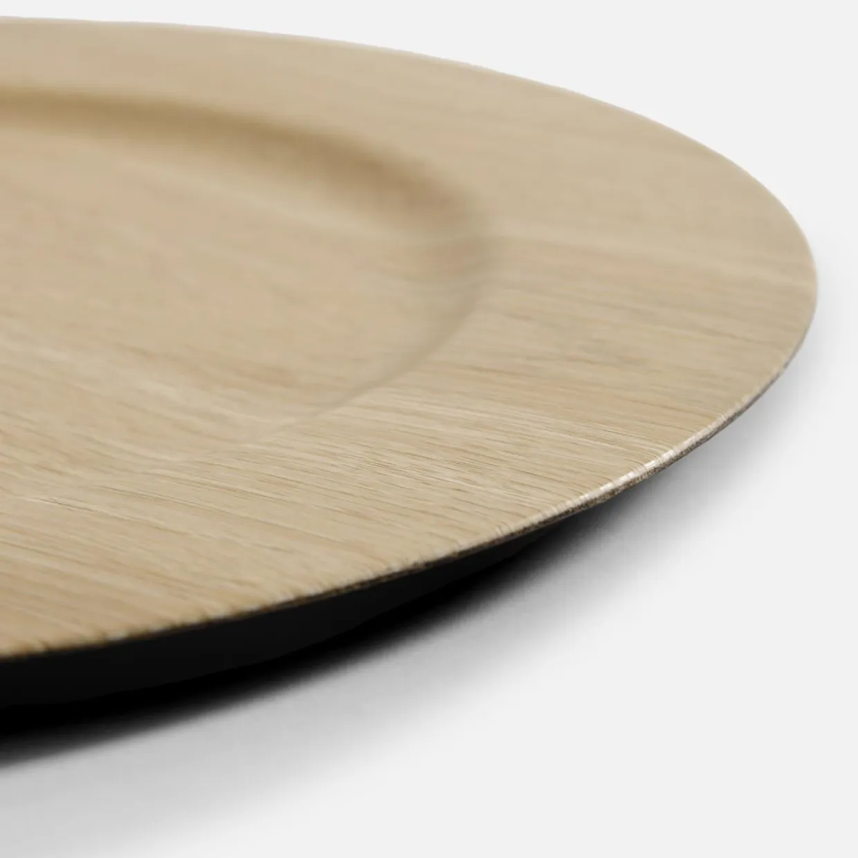 Talerz dekoracyjny podtalerz beżowy 33 cm