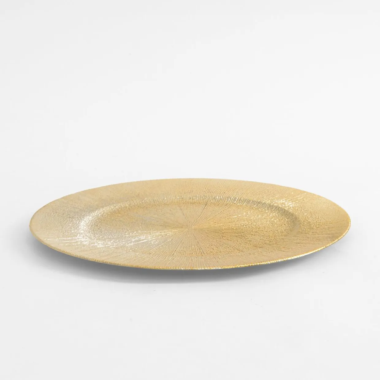 Talerz dekoracyjny podtalerz złoty 33 cm