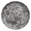 Talerz dekoracyjny podtalerz metaliczny szary 33 cm