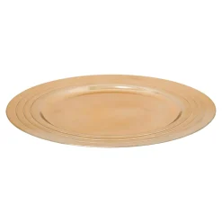 Talerz dekoracyjny złoty podtalerz 33 cm
