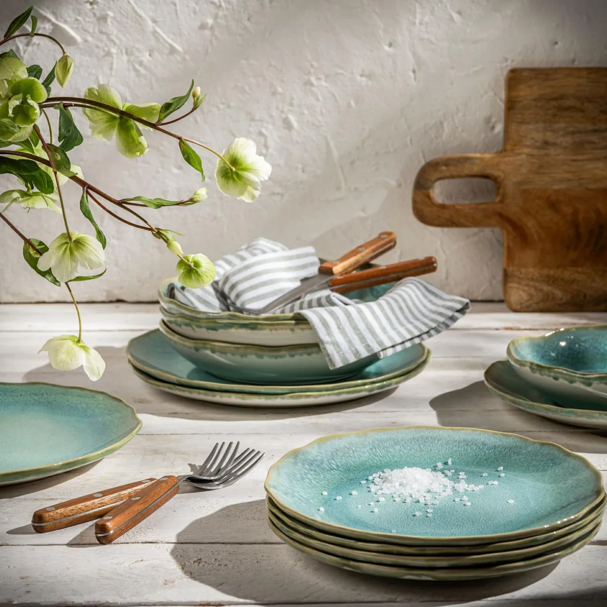 Talerz deserowy ceramiczny AZUR 21 cm